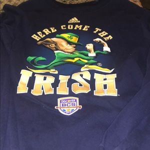 Notre Dame Irish adidas BCS medium long sleeve